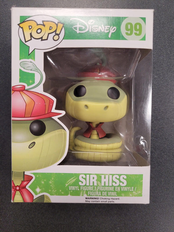 POP Figure: Disney #0099 - Sir Hiss (Damaged Box)