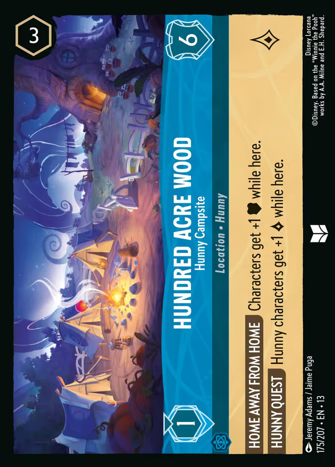 Hundred Acre Wood - Hunny Campsite (175/204 - Attack of the Vine!) Uncommon