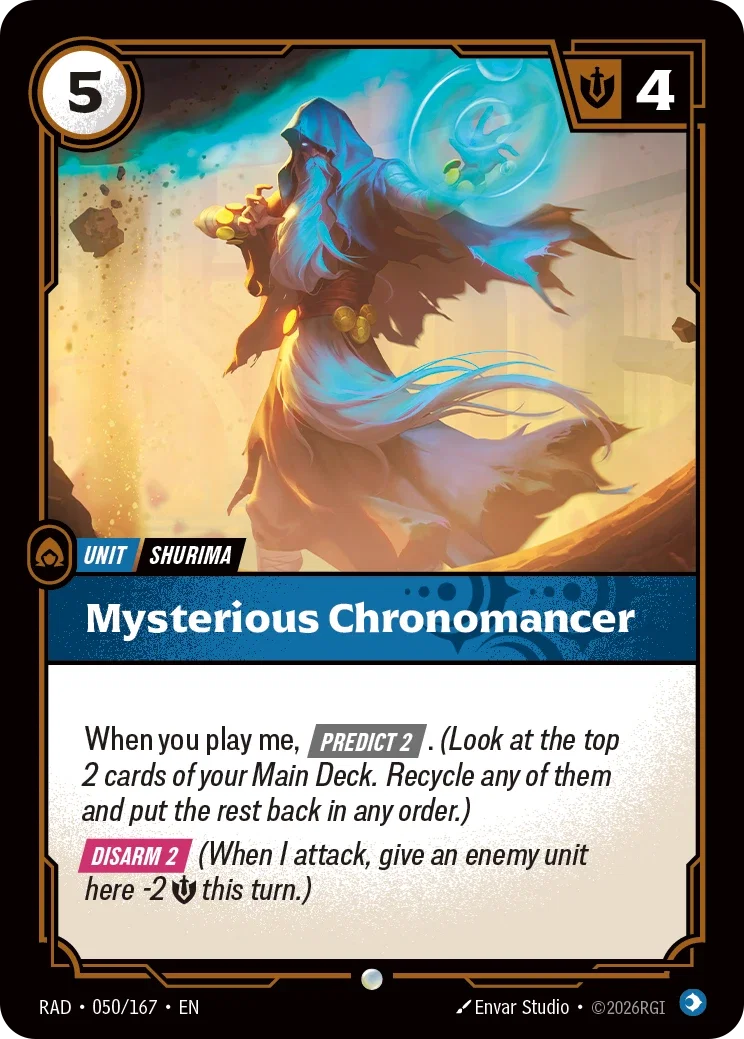 Mysterious Chronomancer - 050/167 (RAD) Common