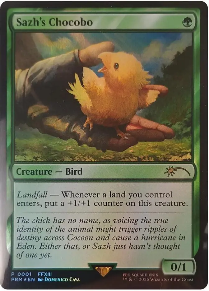 Sazh's Chocobo [ #0001 Sam's Club Promo ] (PRM- R)