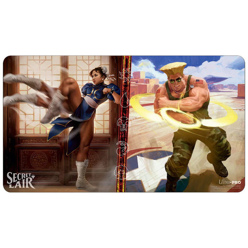 Ultra-PRO: Playmat - MTG: Secret Lair - Chun-Li, Countless Kicks & Guile, Sonic Soldier