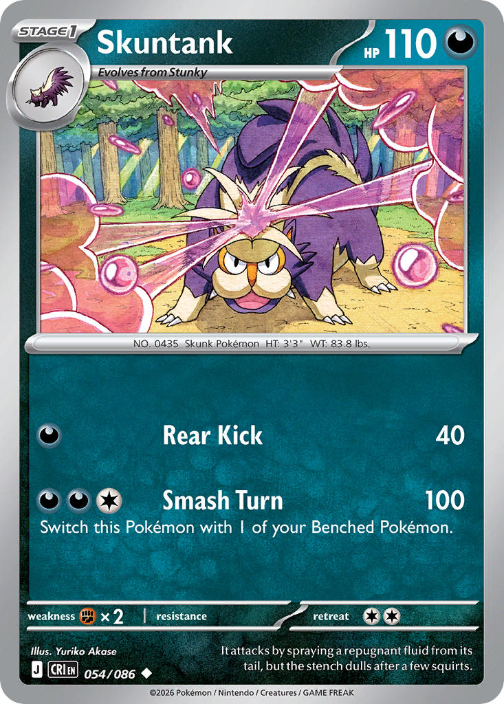 Skuntank - 054/086 (CRI) Uncommon