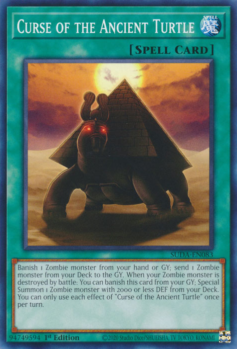 Curse of the Ancient Turtle (SUDA-EN083) Common - Near Mint 1st Edition