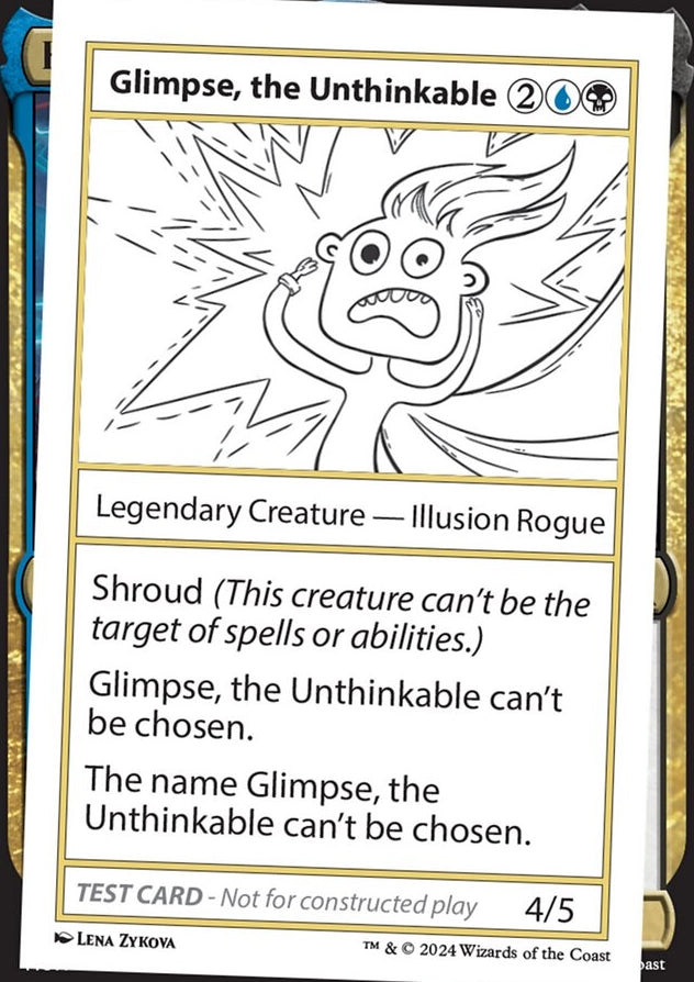 Glimpse, the Unthinkable [