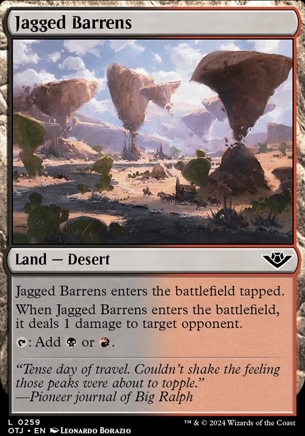 Jagged Barrens [#0259] (OTJ-C-FOIL)