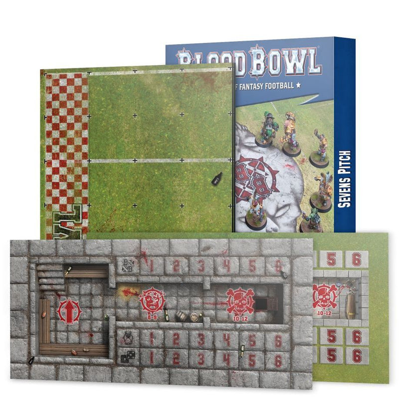 Blood Bowl: Second Season Edition - Pitch and Dugout Set: Sevens