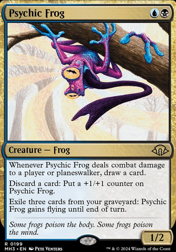 Psychic Frog [#0199] (MH3-R-FOIL)