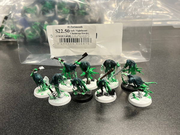 AoS: Nighthaunt - Chainrasp Hordes (USED) Lot #1