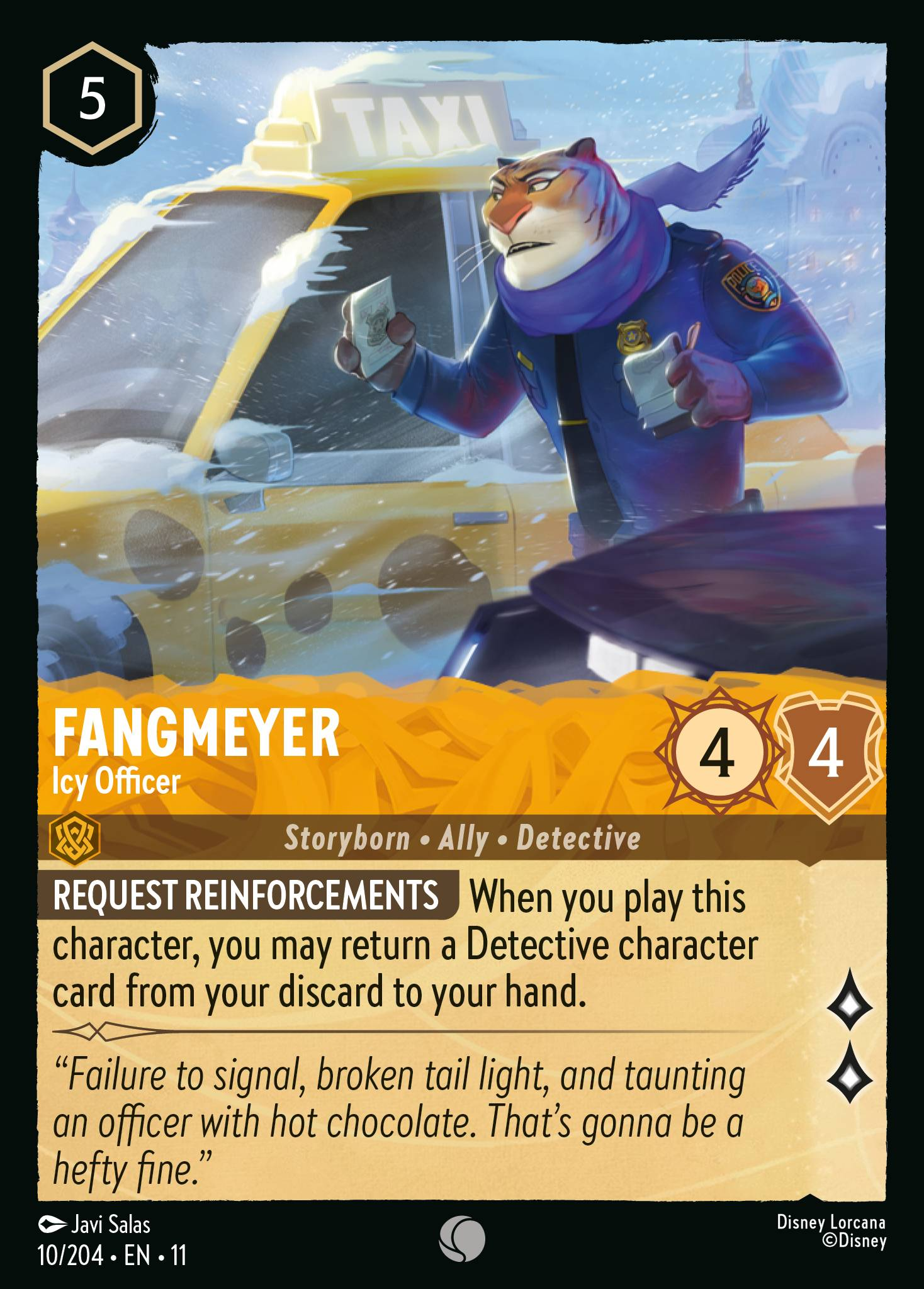 Fangmeyer - Icy Officer (010/204 - Winterspell)  Common