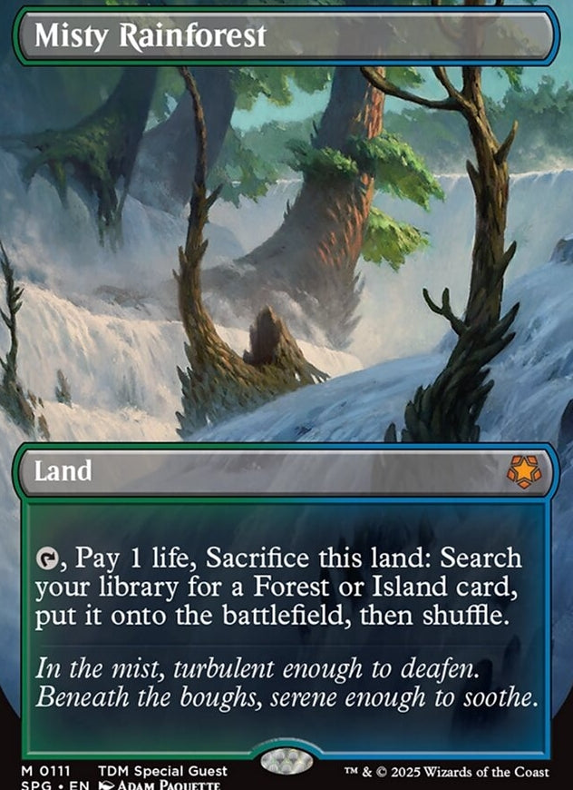 Misty Rainforest  [ #0111 Borderless ] (SPG-M)