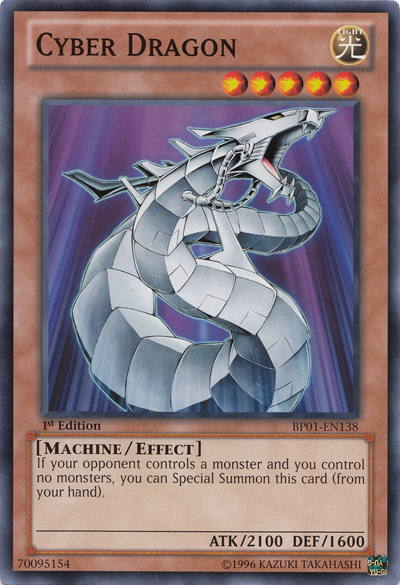 Cyber Dragon (BP01-EN138) Common - Near Mint 1st Edition