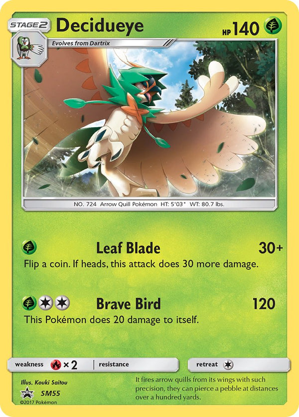 Decidueye - SM55 (SM:PR) Promo - Near Mint Holofoil