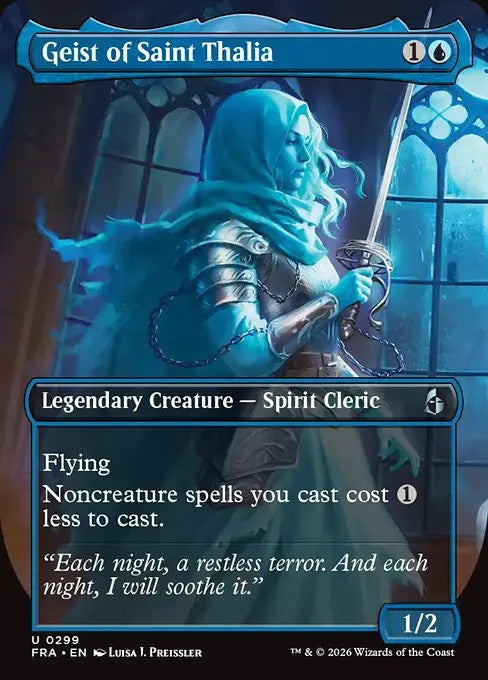 Geist of Saint Thalia [ #0299 Borderless Echoed Pairs ] (FRA-U)
