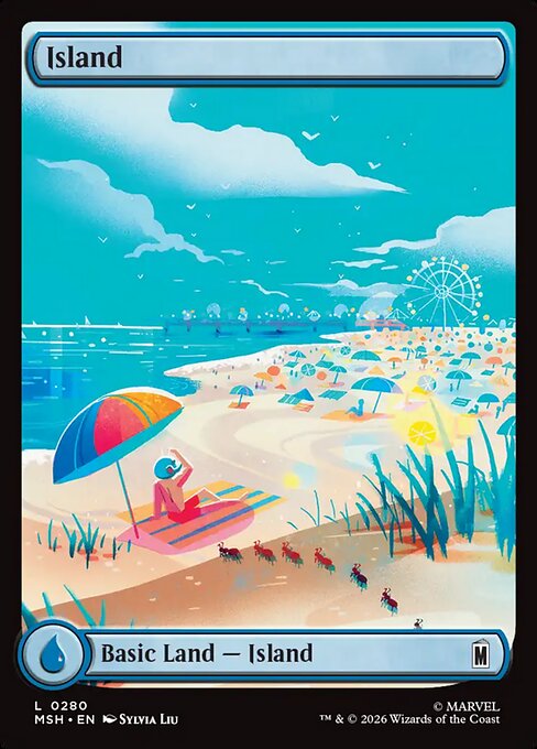Island [ #0280 Full Art ] (MSH-L)