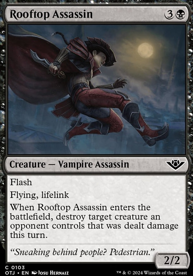 Rooftop Assassin [#0103] (OTJ-C-FOIL)