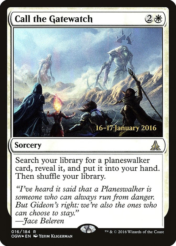 Call the Gatewatch (OGW-R-PRE)