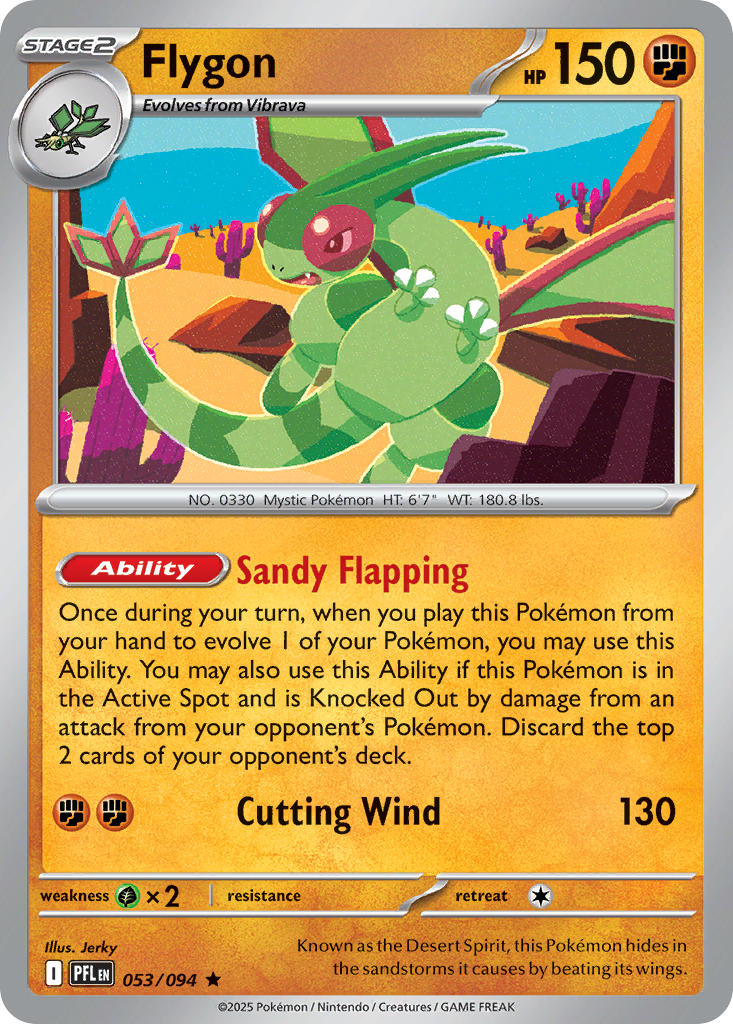 Flygon - 053/094 (PFL) Rare
