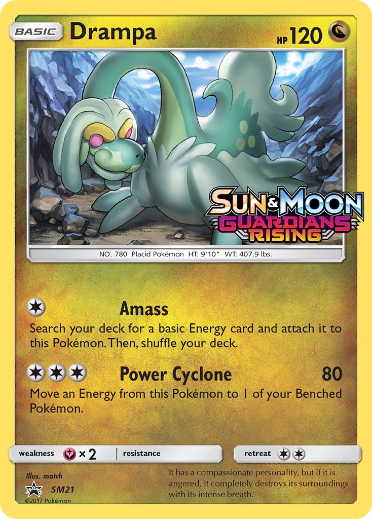 Drampa (Prerelease) - SM21 (SM:PR) Promo - Near Mint Holofoil