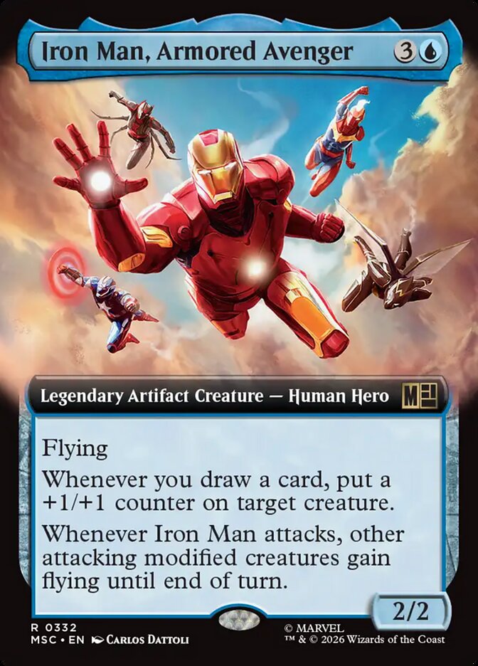 Iron Man, Armored Avenger [ #0332 Extended Art ] (MSC-R)