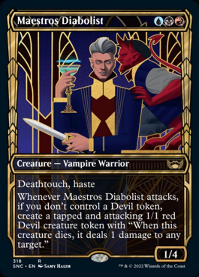 Maestros Diabolist [ #318 Golden Age Showcase ] (SNC-R)
