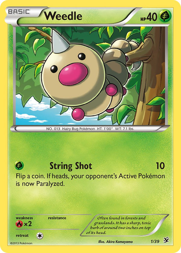 Weedle - 001/039 (KSS) Common - Near Mint