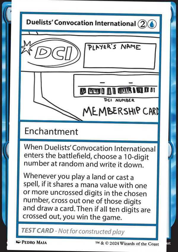 Duelists' Convocation International [#0293 Playtest] (MB2-R)