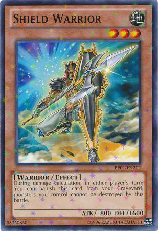 Shield Warrior (Starfoil) (BP01-EN202) Starfoil Rare - Near Mint Unlimited