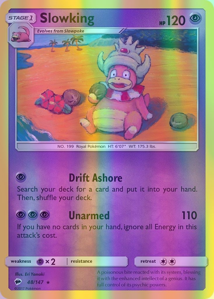 Slowking - 048/147 (SM:BUS) Rare - Near Mint Reverse Holofoil