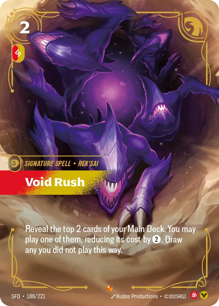 Void Rush - 188/221 (SFD) Epic