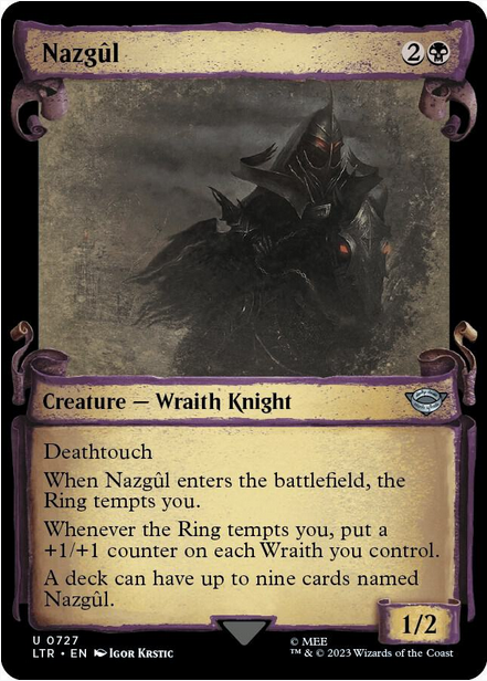 Nazgul [#0727 Showcase Scroll] (LTR-U)