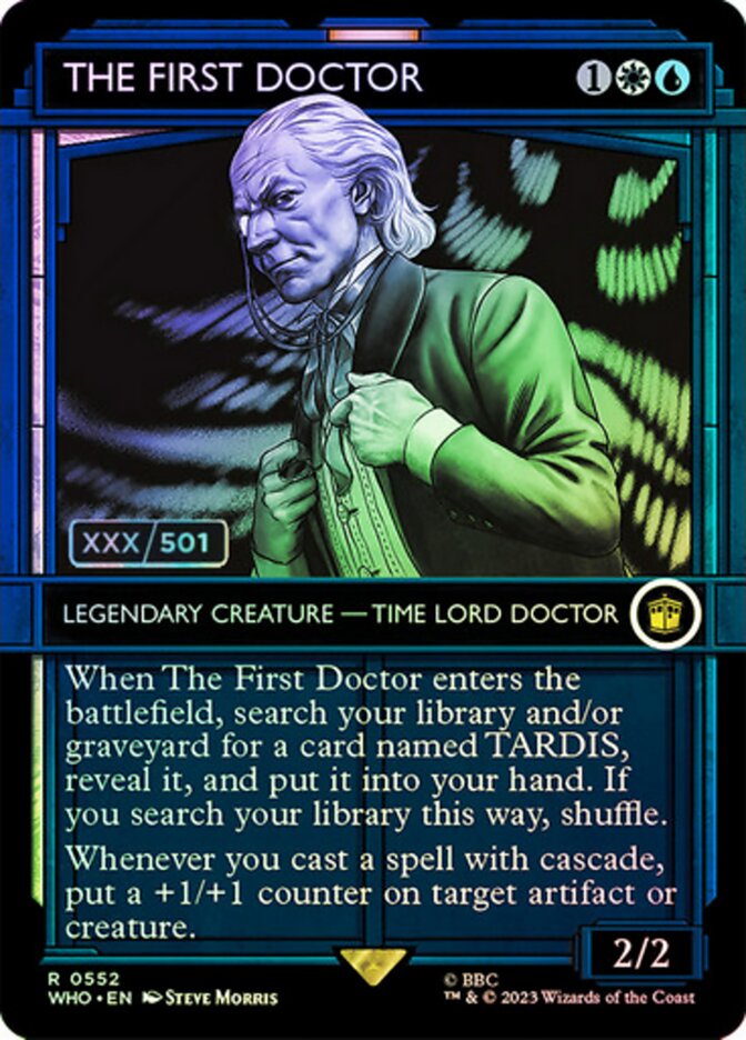 The First Doctor [#0552 Tardis Showcase] (WHO-M) (SERIALIZED)