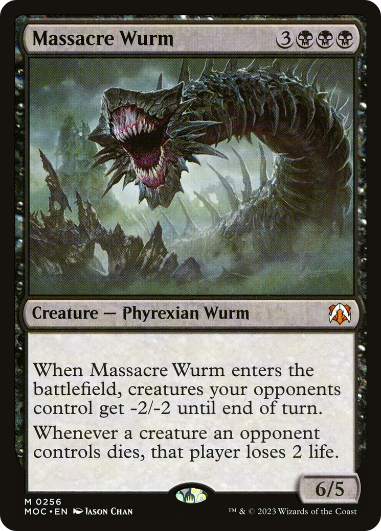 Massacre Wurm [#0256 Reprint] (MOC-M) - Light Play