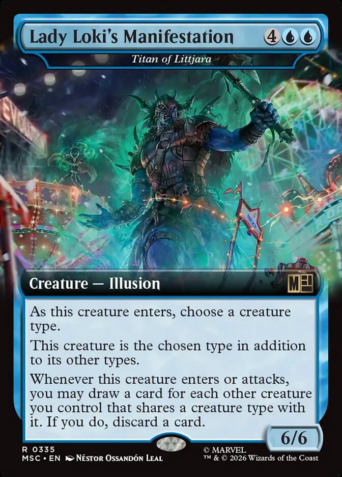 Lady Loki's Manifestation - Titan of Littjara [ #0335 Extended Art ] (MSC-R)