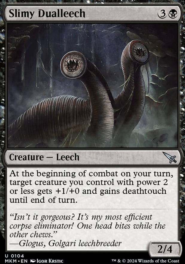Slimy Dualleech [#0104] (MKM-U-FOIL)