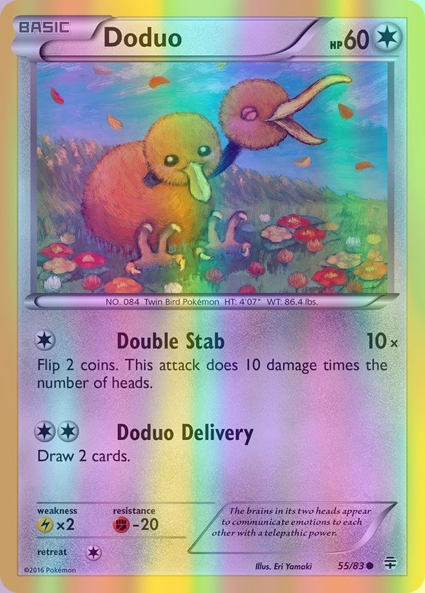 Doduo - 055/083 (GEN) Common - Near Mint Reverse Holofoil