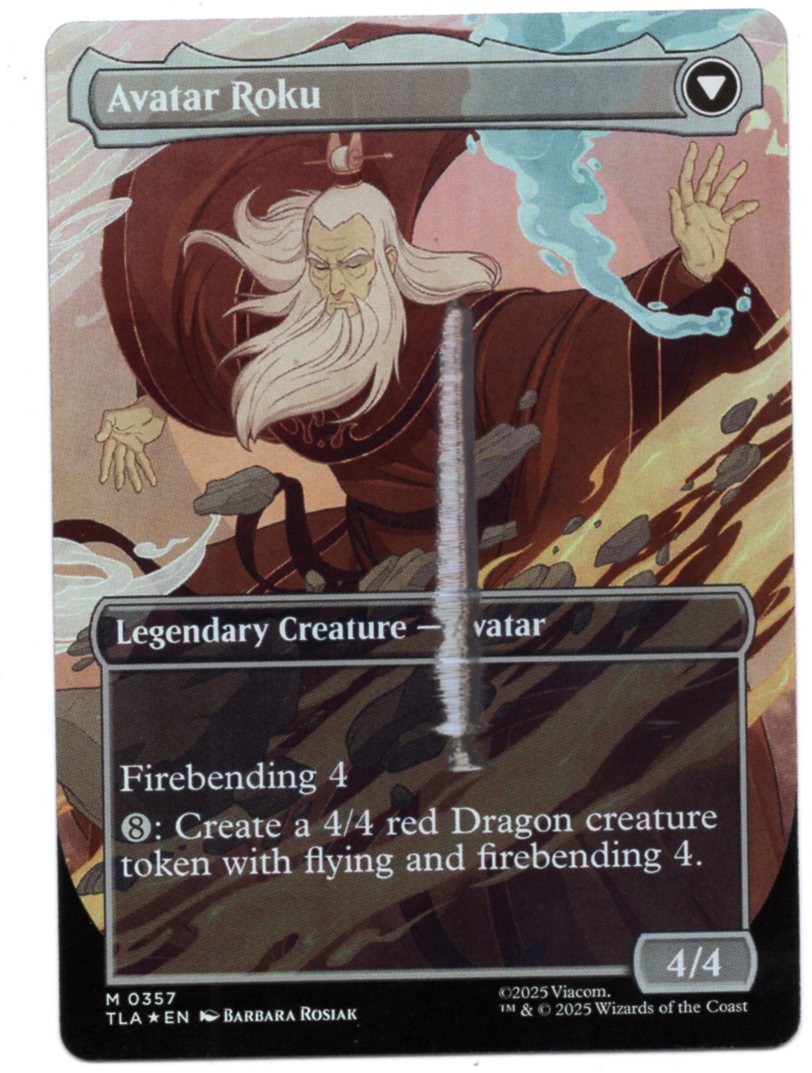 The Legend of Roku (Borderless)(TLA-M-FOIL) Misprint