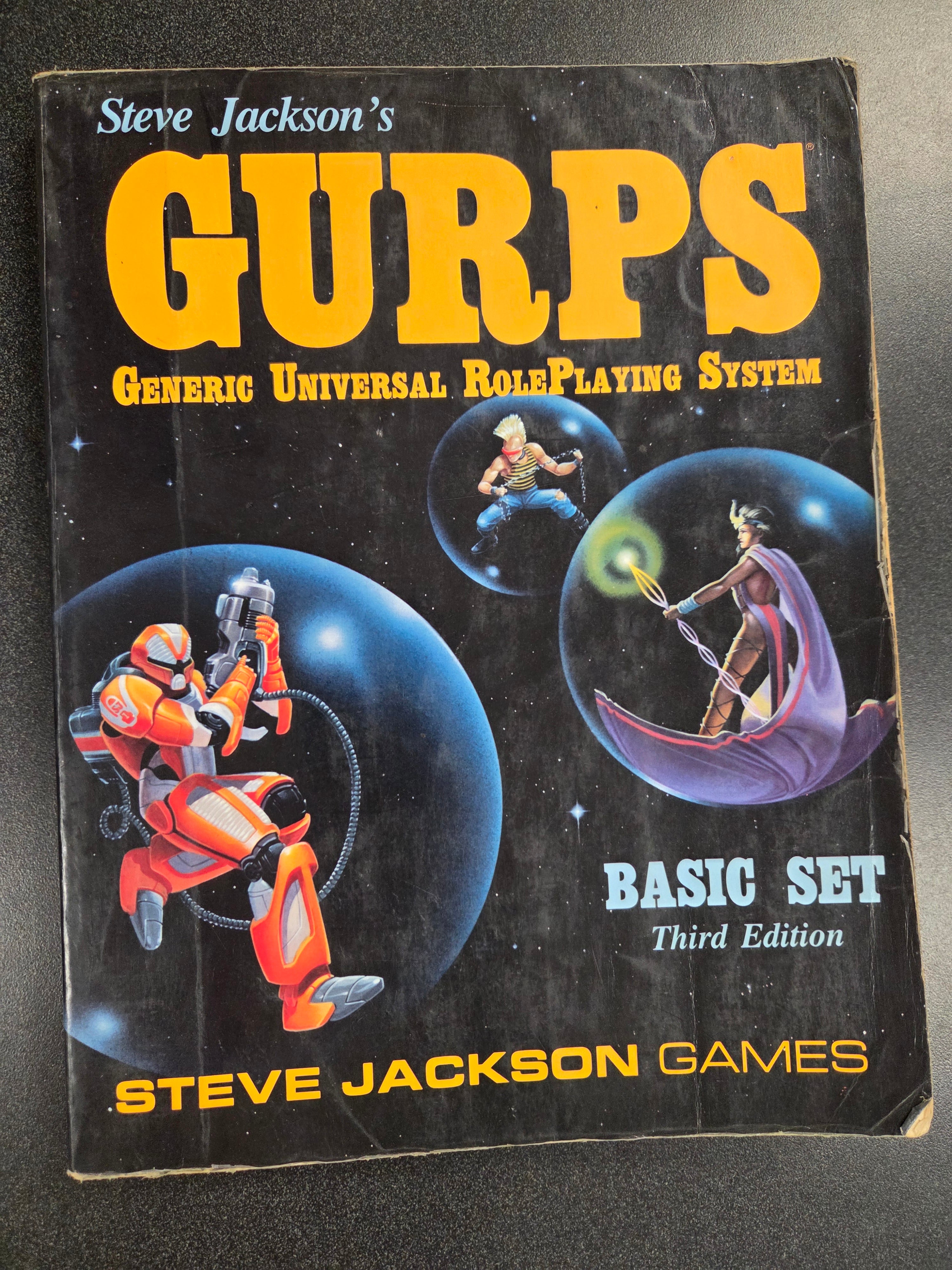 GURPS RPG (3rd Ed): Basic Set (USED) Highlighted/Marked