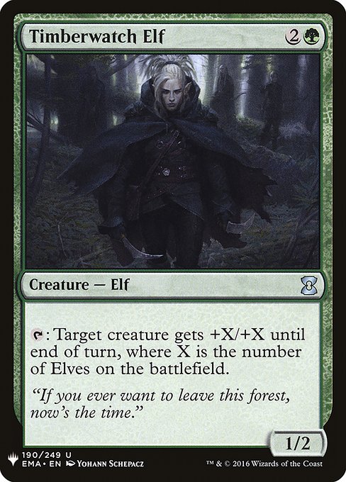 Timberwatch Elf [Mystery Booster #1359] (EMA-C)