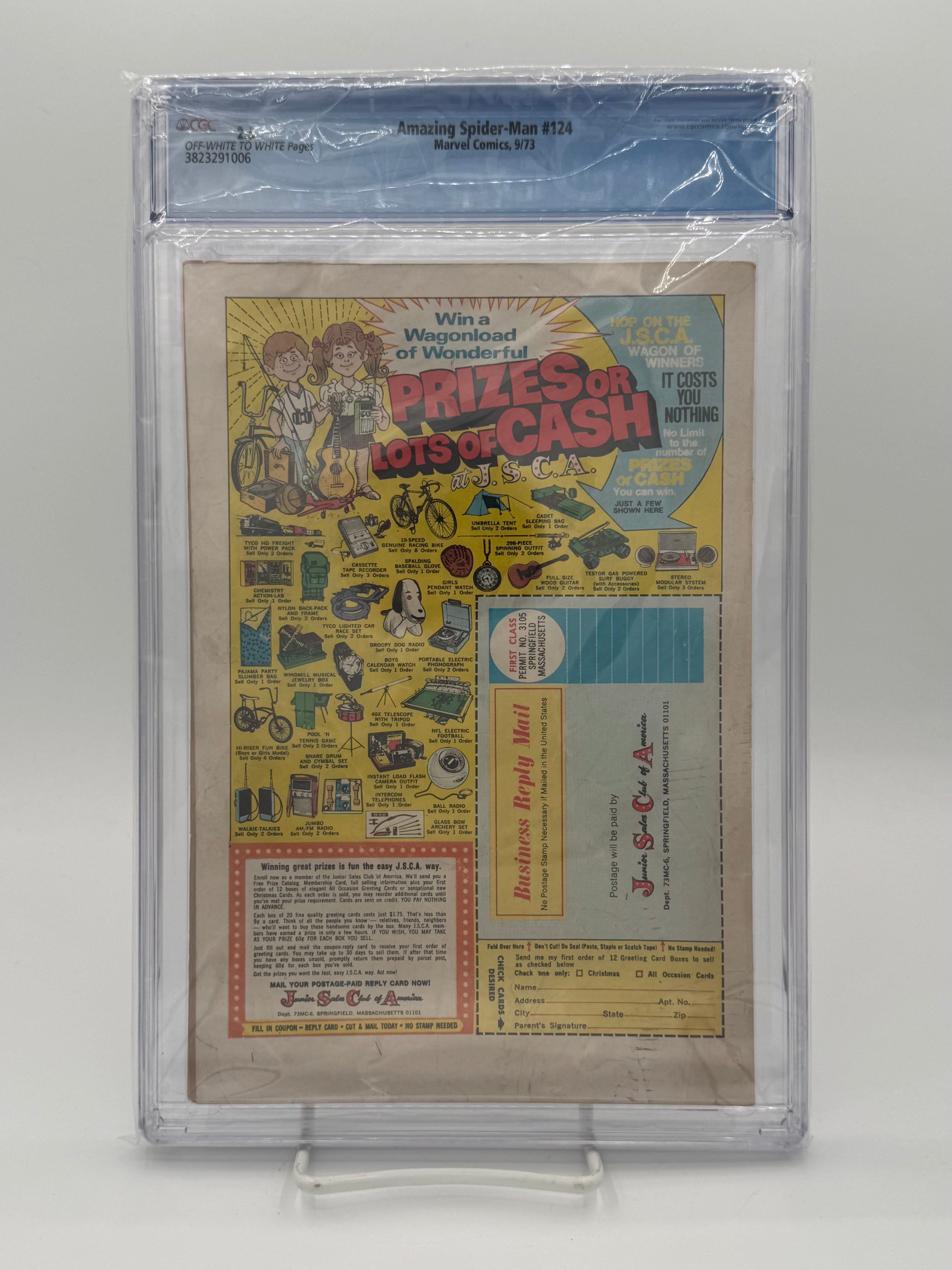 Amazing Spider-Man (1963 Series) #124 (CGC 2.5) 1st Appearance of Man-Wolf (John Jameson)