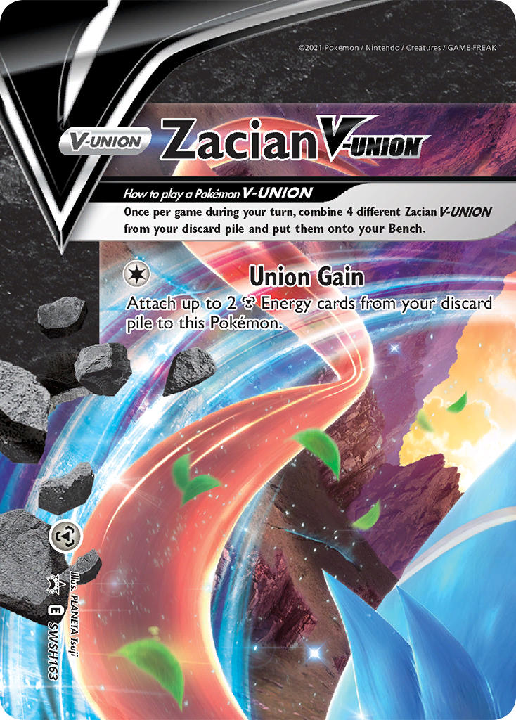 Zacian V-UNION - SWSH163 (SWSH:PR) Promo - Near Mint Holofoil