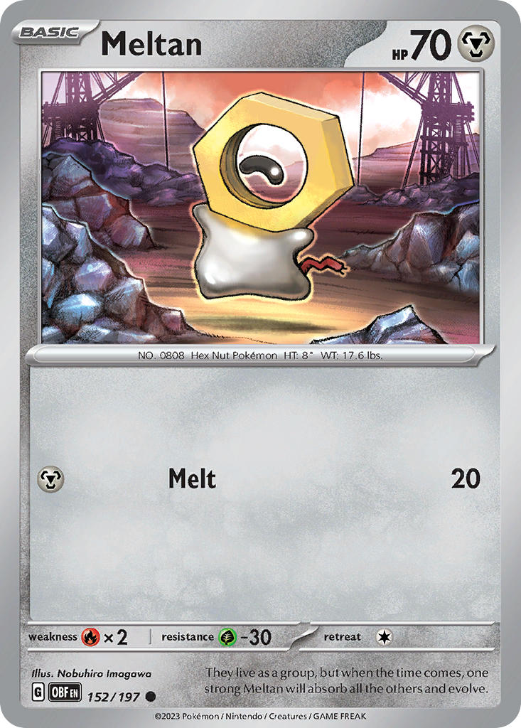 Meltan - 152/197 (OBF) Common - Near Mint