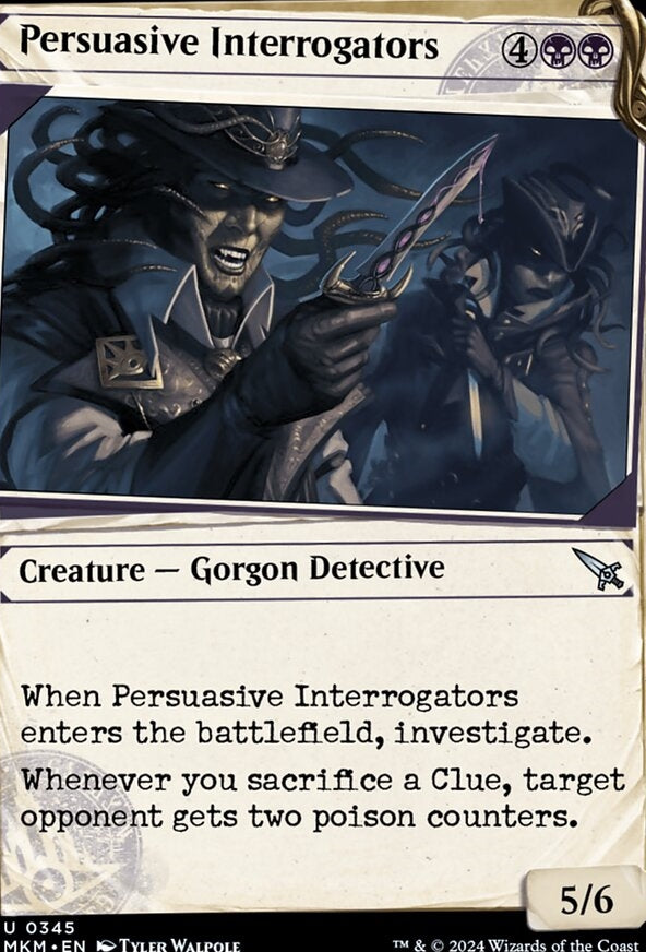 Persuasive Interrogators [#0345 Dossier Showcase] (MKM-U-FOIL)