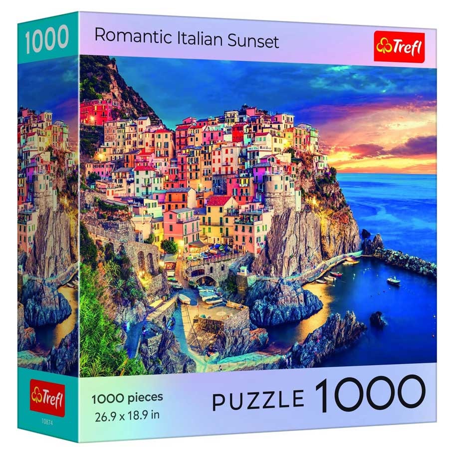 Trefl: Red Puzzle 1000 Piece - Romantic Italian Sunset