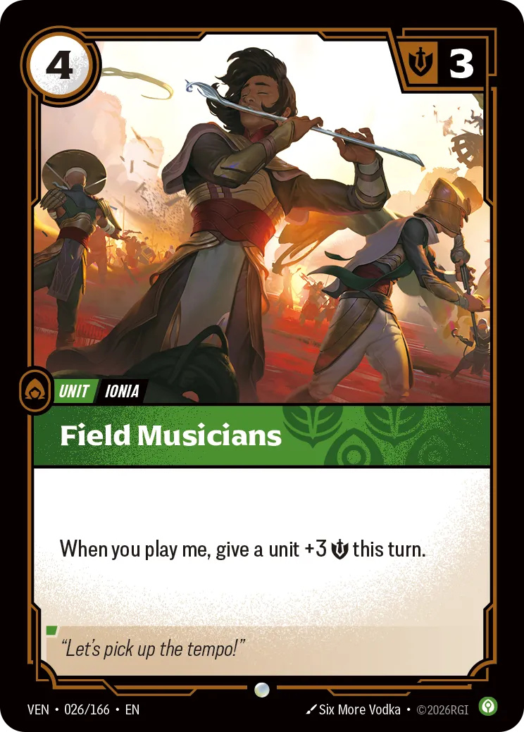 Field Musicians - 026/166 (VEN) Common