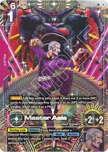 Master Asia - GD05-089 (GD05) Near Mint  (LR+)