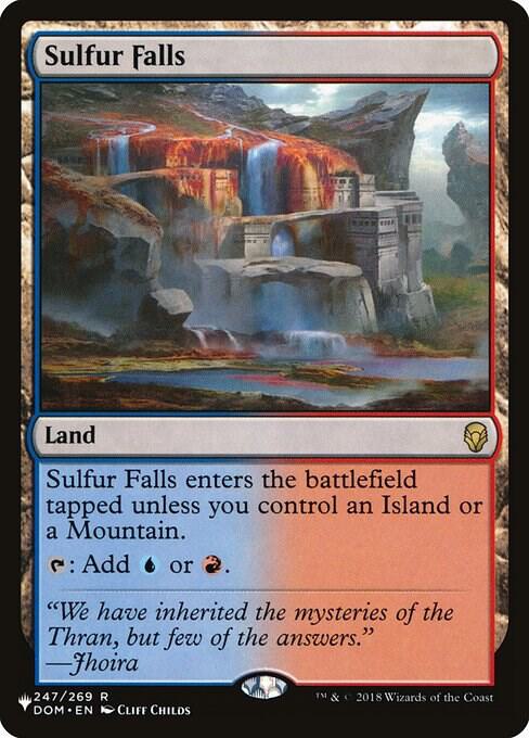 Sulfur Falls (DOM-R-LIST)