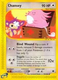 Chansey - 072/165(EX) Uncommon - Light Played
