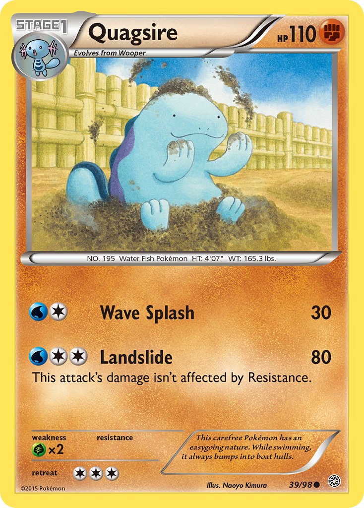 Quagsire - 039/098 (AOR) Common - Near Mint