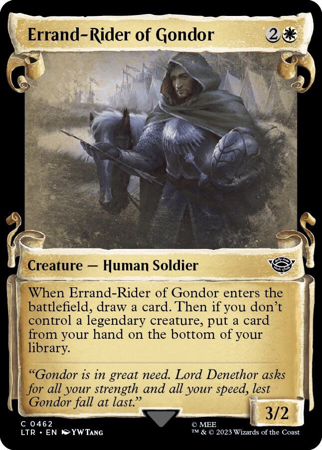 Errand-Rider of Gondor [#0462 Showcase Scrolls] (LTR-C)