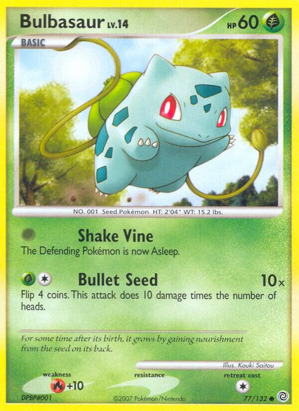 Bulbasaur - 19/132 (SW) - Heavy Play Reverse Holofoil